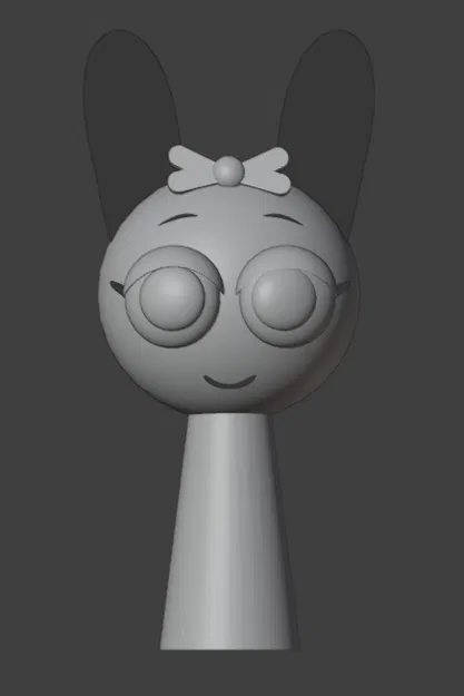 Mô hình 3D Pinki Sprunki - Thiết kế nhân vật dễ thương - Image 1