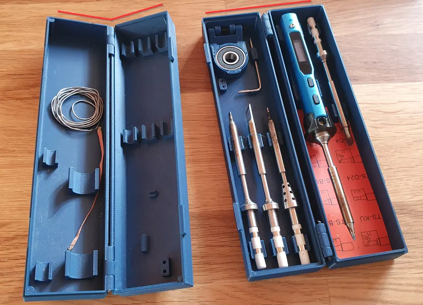 Hộp đựng mỏ hàn TS100 kèm giá đỡ - Image 2