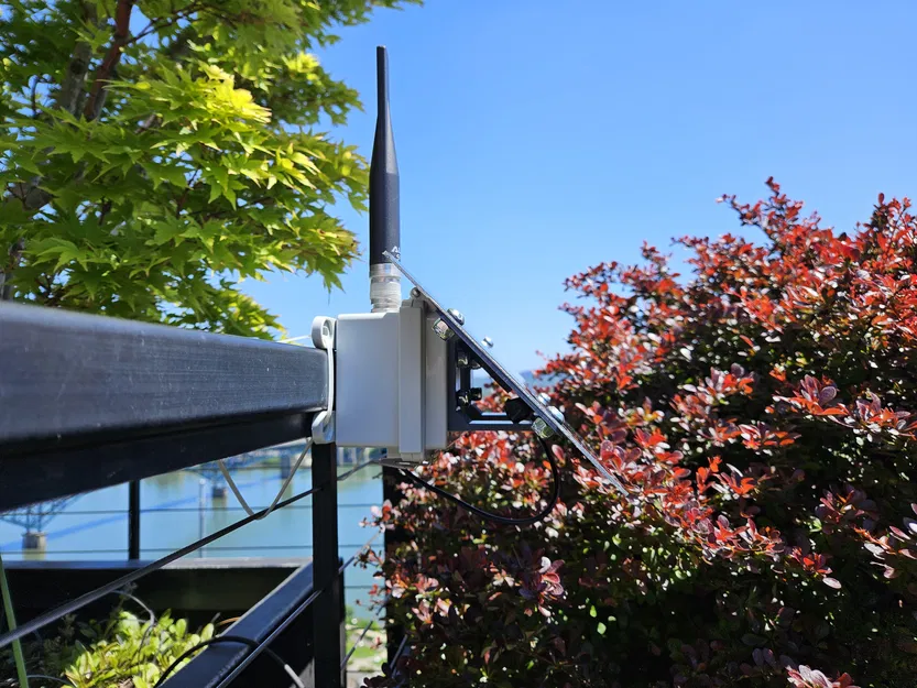 Bộ giá đỡ tấm pin năng lượng mặt trời 45 độ cho Meshtastic - Image 2