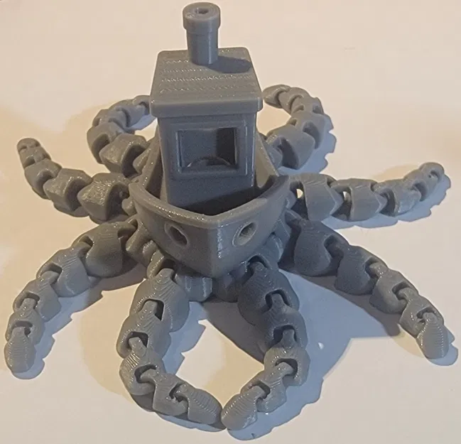 Mô hình The Benchtopus - Sự kết hợp độc đáo giữa 3DBenchy và bạch tuộc - Image 1