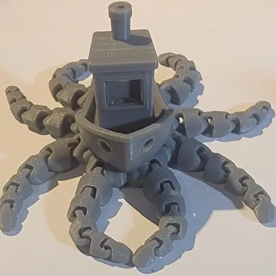 Mô hình The Benchtopus - Sự kết hợp độc đáo giữa 3DBenchy và bạch tuộc