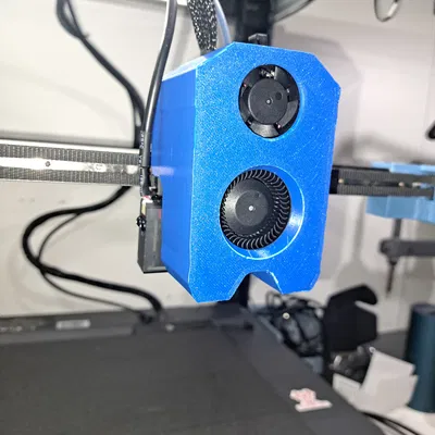 Sovol SV08 Shroud với Dual Fan và Full Eddy Mount