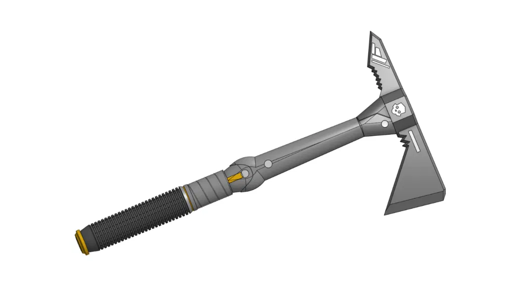 Mô hình rìu chiến đấu CQC-5 Helldivers II in 3D đẹp mắt - Image 1