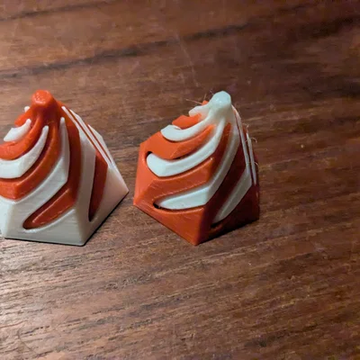 Fidget Hexamid - Đồ chơi in 3D hình nón lục giác thư giãn