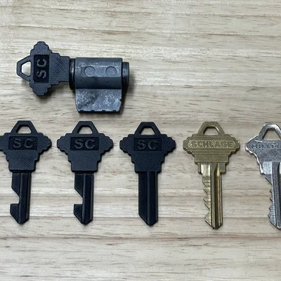 Lockout/Killer key - Chìa khóa vô hiệu hóa ổ khóa Schlage