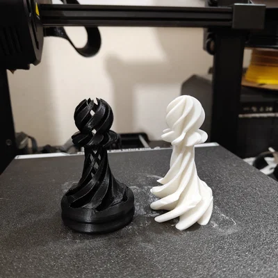 Spiral Fidget Pawn (Mô hình quân cờ xoắn ốc giải trí)