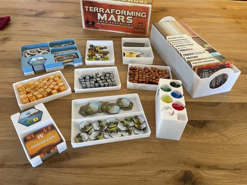 Khay Đựng / Organizer Cho Terraforming Mars: Ares Expedition + Mở Rộng - Image 1
