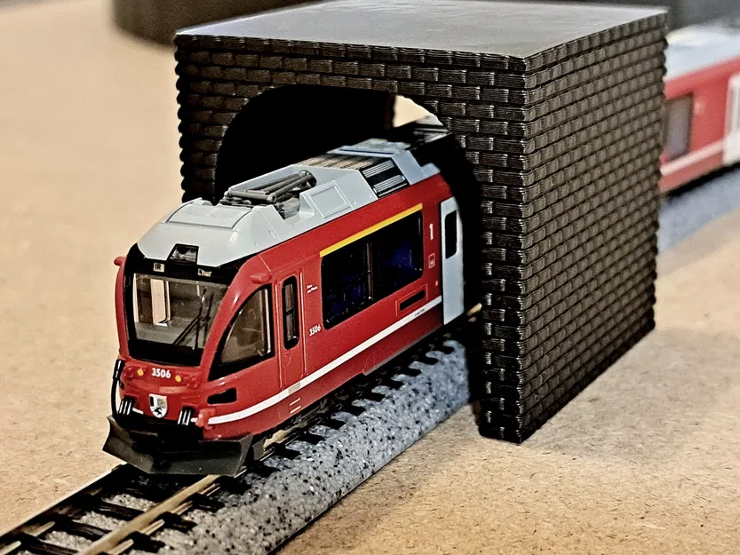 Mô hình cửa hầm đường sắt N Scale - Tăng vẻ chân thực cho sa bàn - Image 1