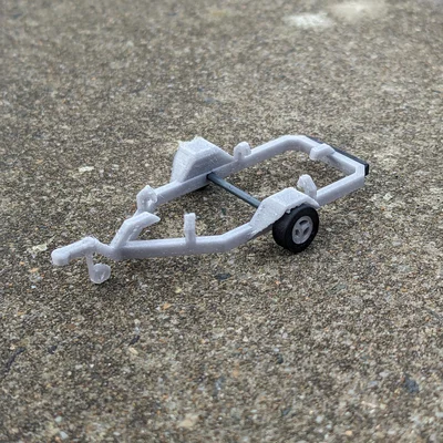 Rơ-moóc cho thuyền Benchy - Tỉ lệ 1:43