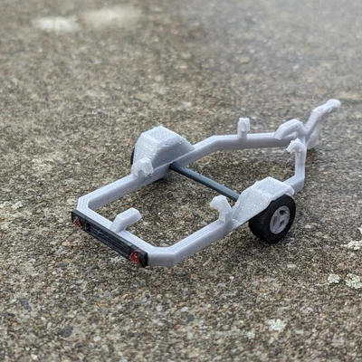 Rơ-moóc cho thuyền Benchy - Tỉ lệ 1:43
