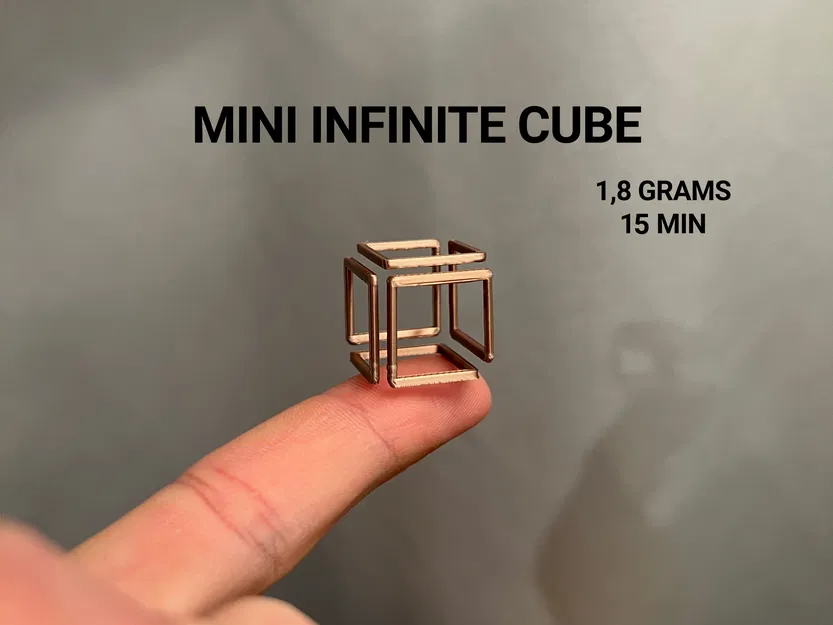 Mini Infinite Cube - Mô hình khối vô tận tối giản - Image 1