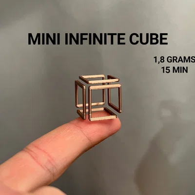 Mini Infinite Cube - Mô hình khối vô tận tối giản