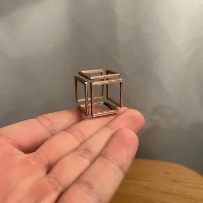 Mini Infinite Cube - Mô hình khối vô tận tối giản