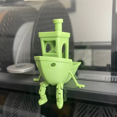 Mô hình Articulated Benchy: Tàu Benchy có chân khớp nối độc lạ