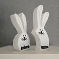 Cặp thỏ trang trí Phục sinh - Hasen Paar Oster Deko - Thumbnail 2