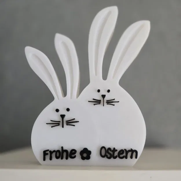 Cặp thỏ trang trí Phục sinh - Hasen Paar Oster Deko - Image 5