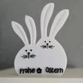 Cặp thỏ trang trí Phục sinh - Hasen Paar Oster Deko - Thumbnail 5