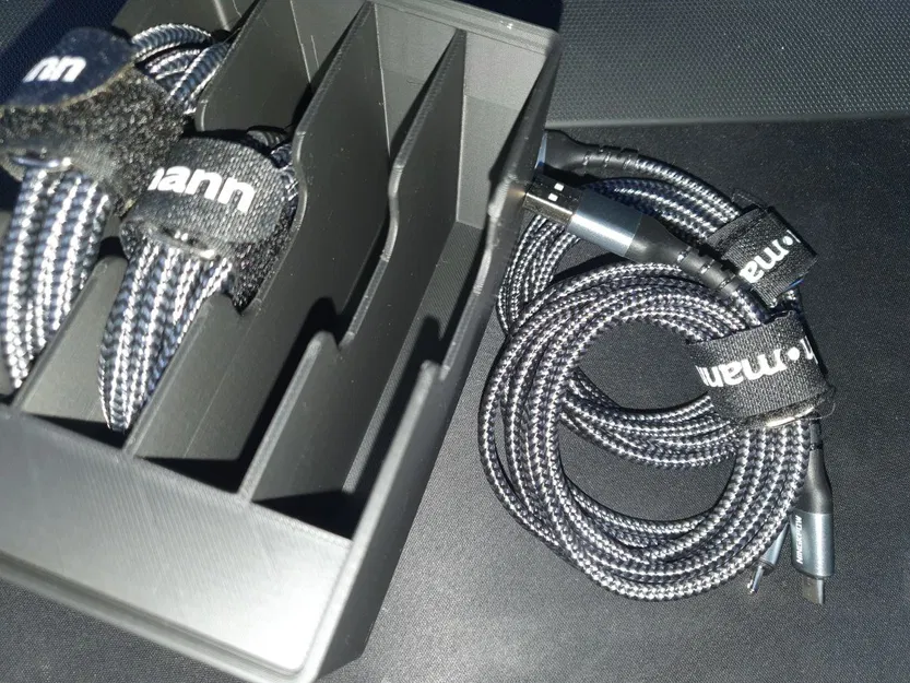 Khay Đựng Cáp Sạc Gridfinity (2x3) Gọn Gàng Cho Bàn Làm Việc - Image 3