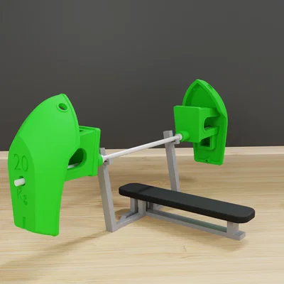 Benchy Bench remix - Mô hình vui nhộn cho tín đồ thể hình
