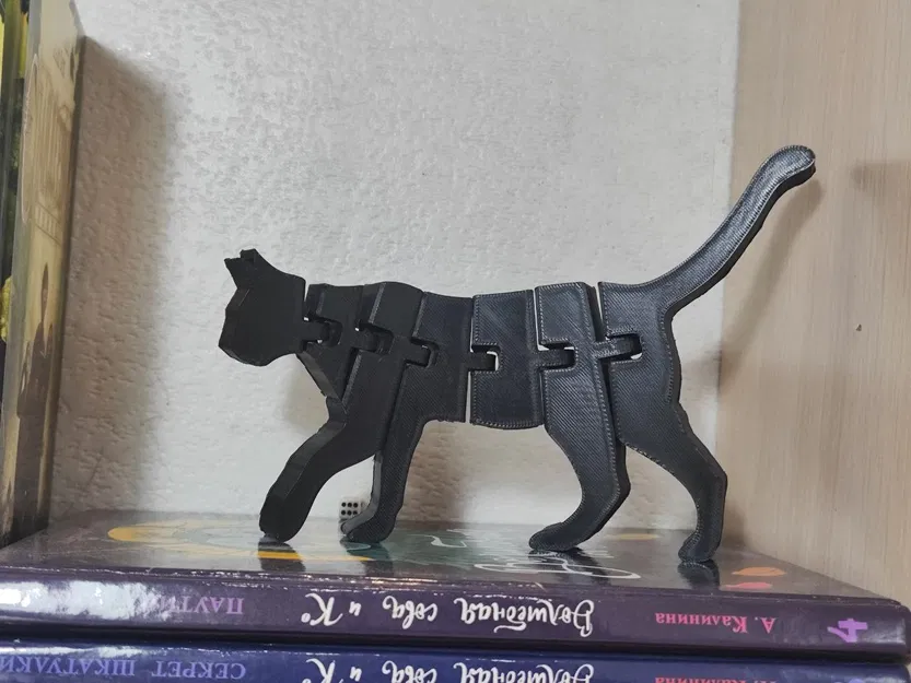 Mô hình mèo Flexi Cat in 3D cử động linh hoạt cực đáng yêu - Image 1