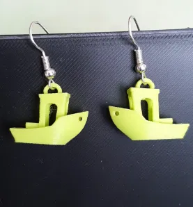Bông tai Benchy - Phụ kiện độc đáo cho người yêu thích in 3D - Image 1