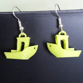 Bông tai Benchy - Phụ kiện độc đáo cho người yêu thích in 3D