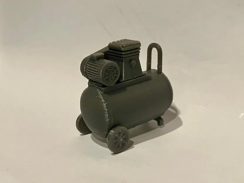 Mô hình Kit Card Máy nén khí - Phụ kiện sa bàn gara tỷ lệ 1:24 - Image 2