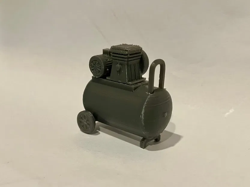 Mô hình Kit Card Máy nén khí - Phụ kiện sa bàn gara tỷ lệ 1:24 - Image 3