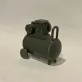 Mô hình Kit Card Máy nén khí - Phụ kiện sa bàn gara tỷ lệ 1:24 - Thumbnail 3