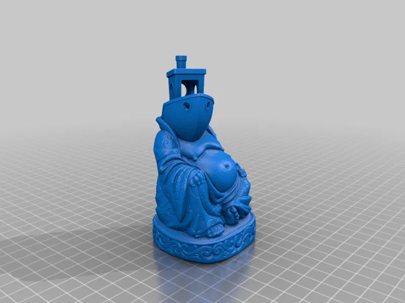 Benchy Buddha: Mô hình trang trí 3D độc đáo kết hợp giữa tàu và tượng Phật - Image 2
