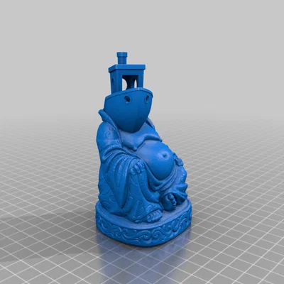 Benchy Buddha: Mô hình trang trí 3D độc đáo kết hợp giữa tàu và tượng Phật