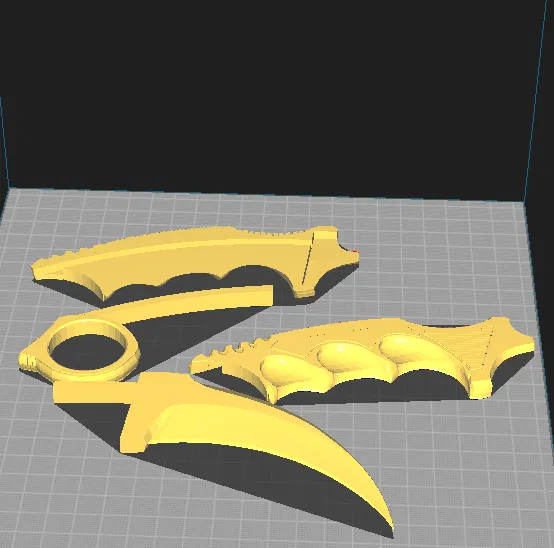Mô hình dao Karambit CS:GO cho game thủ in 3D - Image 1