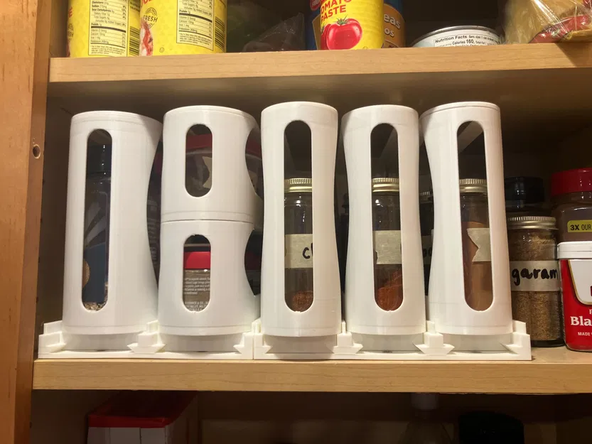 Khay kéo đựng gia vị thông minh có thể tùy chỉnh kích thước 3D - Image 1