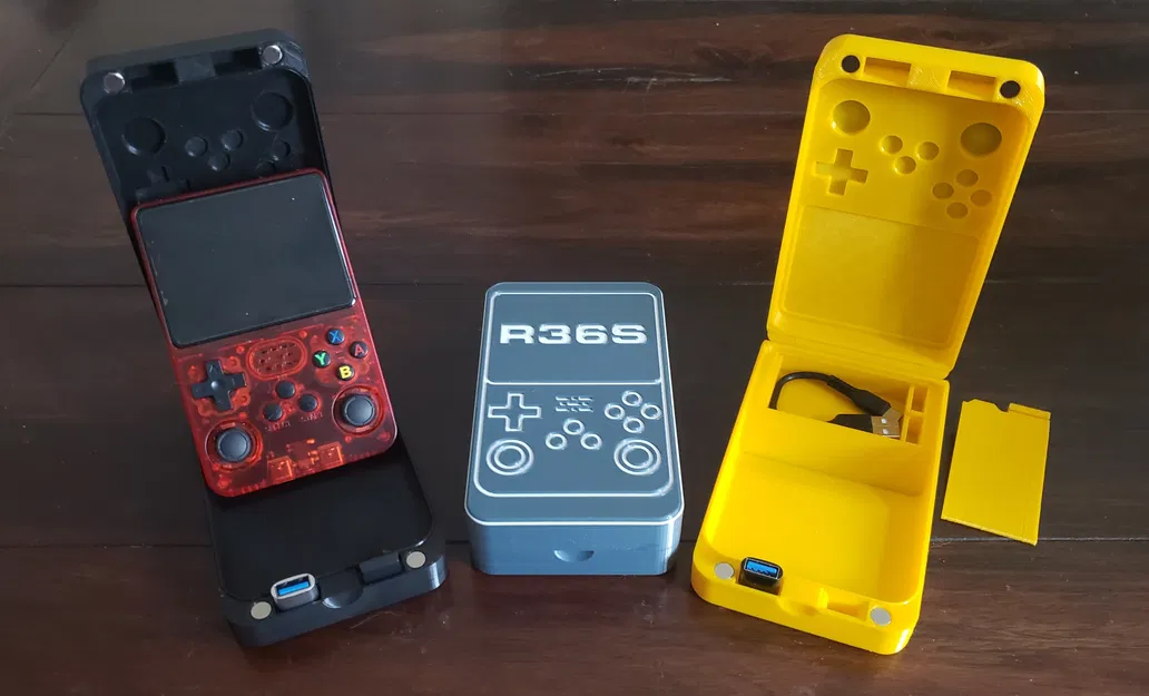 Case bảo vệ R36S có ngăn chứa phụ kiện và tùy chọn đa sắc - Image 1