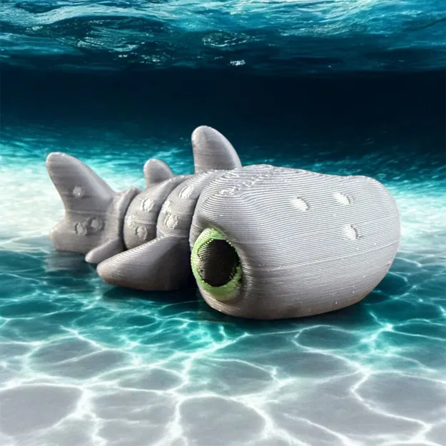 Mô hình Cá mập đầu búa mini cử động linh hoạt (Articulated Flexi) - Image 2