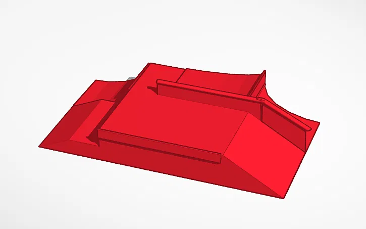 Mô hình Tech Deck Skatepark - Sân trượt ván ngón tay tự in 3D - Image 1