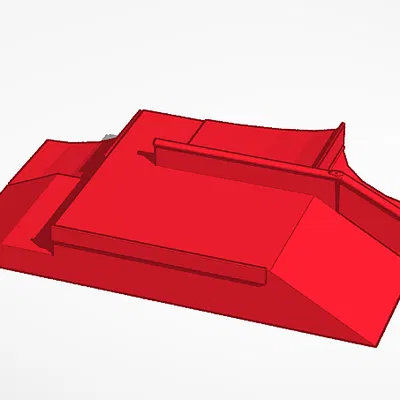 Mô hình Tech Deck Skatepark - Sân trượt ván ngón tay tự in 3D