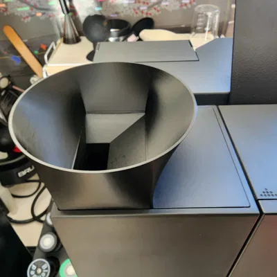 Phễu chứa hạt cà phê in 3D cho máy xBloom Studio tiện lợi