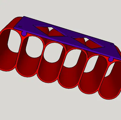 Khay treo gọn cáp sạc USB dưới gầm bàn (USB cable organizer)