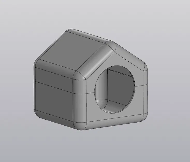 Mẫu nhà nhỏ xinh cho hamster - File in 3D đơn giản và an toàn - Image 1