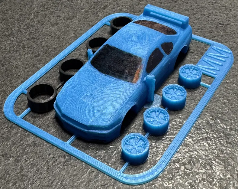 Mô hình Nissan Skyline Kit Card - Tự in và lắp ráp xe huyền thoại - Image 2