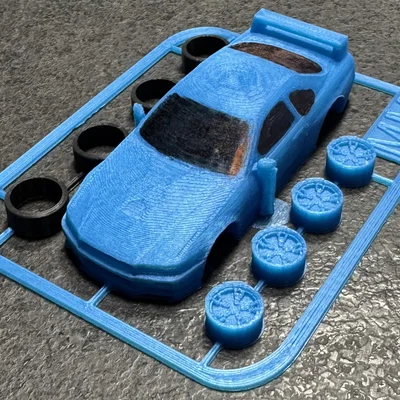 Mô hình Nissan Skyline Kit Card - Tự in và lắp ráp xe huyền thoại