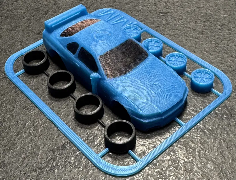 Mô hình Nissan Skyline Kit Card - Tự in và lắp ráp xe huyền thoại - Image 5