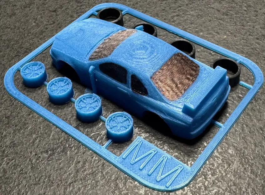 Mô hình Nissan Skyline Kit Card - Tự in và lắp ráp xe huyền thoại - Image 7