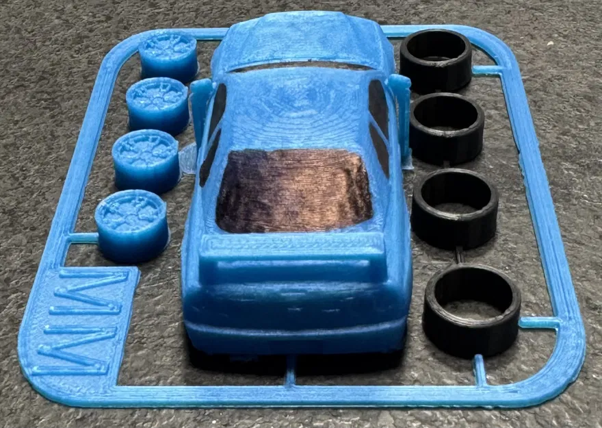 Mô hình Nissan Skyline Kit Card - Tự in và lắp ráp xe huyền thoại - Image 8