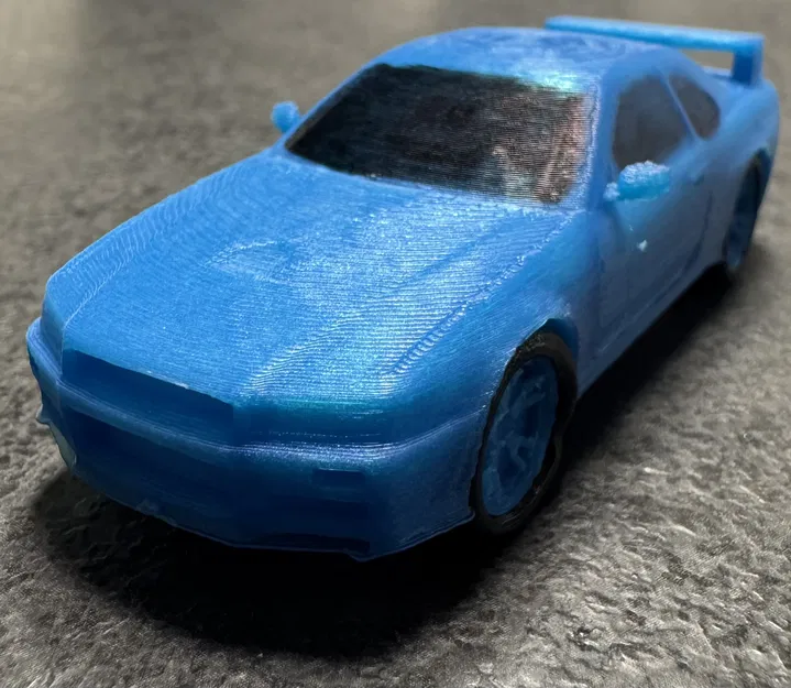 Mô hình Nissan Skyline Kit Card - Tự in và lắp ráp xe huyền thoại - Image 11