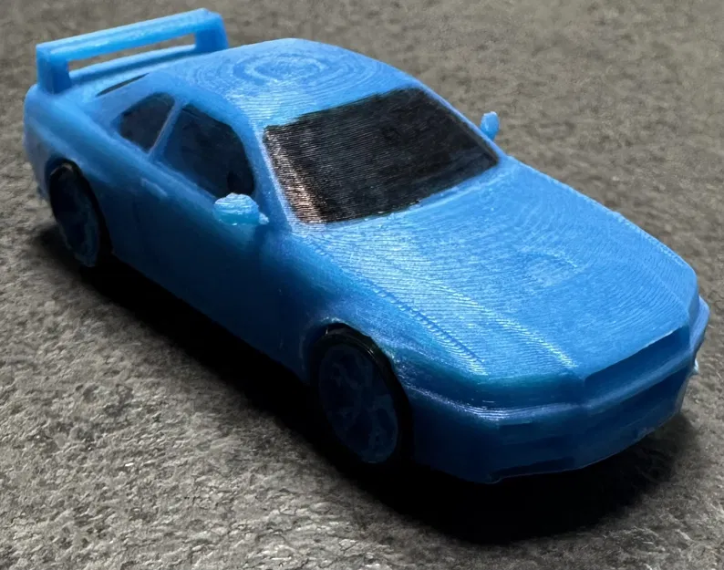 Mô hình Nissan Skyline Kit Card - Tự in và lắp ráp xe huyền thoại - Image 14