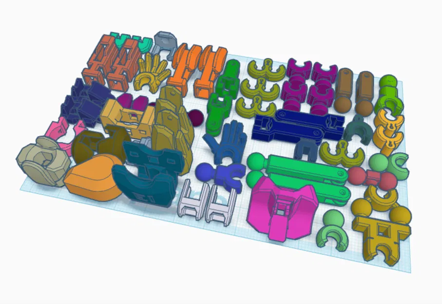 Bộ linh kiện in 3D Dummy13 tối ưu cho máy Halot One - Image 1