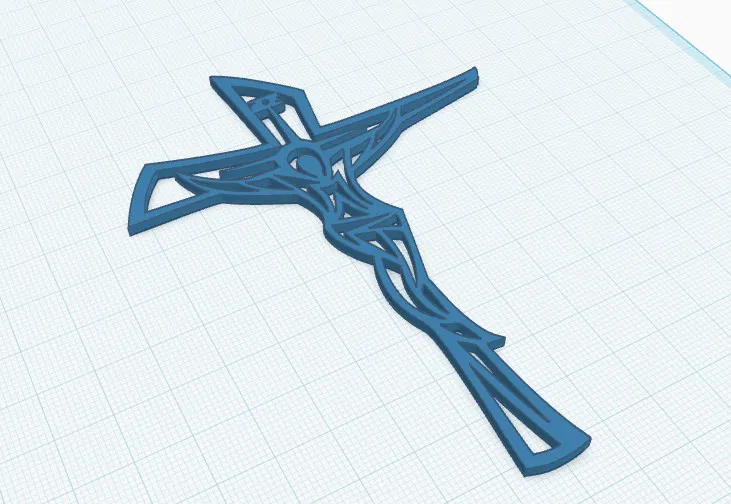 Mô hình Thập giá Chúa Giêsu (Cross Jesus) in 3D nghệ thuật - Image 2