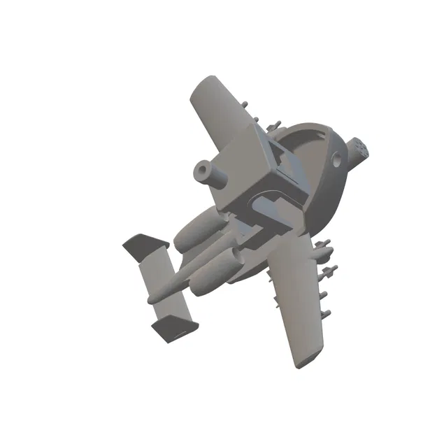 Mô hình A-10 Benchog - Sự kết hợp độc đáo giữa Benchy và A-10 Warthog - Image 1